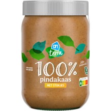AH 100% Pindakaas met Stukjes (600 gr.)