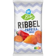 AH Biologische Ribbel Chips Paprika (125 gr.)