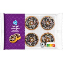 AH Donut Cakejes met Glazuur Chocoladesmaak (150 gr.)