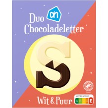 AH Duo White & Dark Chocolate Letter (135 gr.)