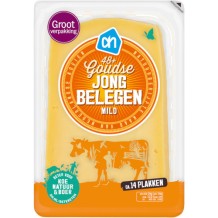 Ah 48+ Goudse Kaas Plakken Jong Belegen (400 gr.)