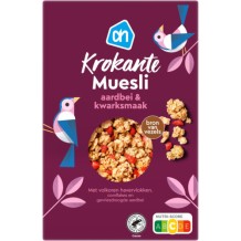 AH Krokante Muesli Aardbei & Kwark Smaak (375 gr.)