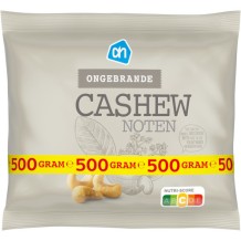 AH Unroasted Cashew Nuts XL (500 gr.)