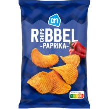 AH Ribbel Chips Paprika (250 gr.)