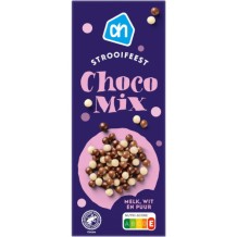 AH Strooifeest Choco Mix Melk Wit Puur (220 gr.)