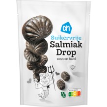 AH Salmiakdrop Suikervrij (120 gr.)