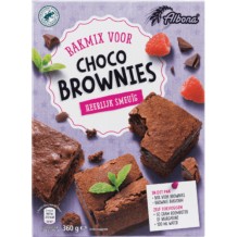 Albona Bakmix voor Choco Brownies (350 gr.)