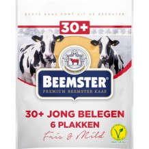 Beemster 30+ Jong Belegen Kaas Plakken (150 gr.)