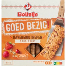 Bolletje Goed Bezig Stevige Havermoutreep Rood Fruit (210 gr.)