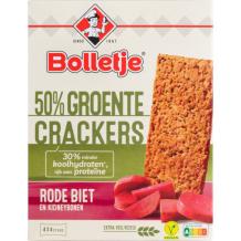 Bolletje 50% Vegetable Crackers Beetroot (4 x 4 pieces)