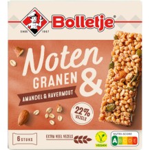 Bolletje Noten en Granen Repen Amandel & Havermout (120 gr.)