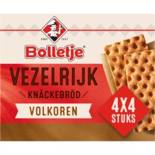 Bolletje Vezelrijk Knackebrod Volkoren (4 x 4 stuks)