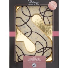 Bonbiance Luxe Chocoladeletter Wit Cookie Crunch (200 gr.)