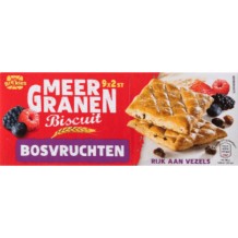 Brekies Meergranen Biscuit Bosvruchten (9 x 2 stuks)