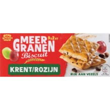 Brekies Meergranen Biscuit Krent & Rozijn (9 x 2 stuks)