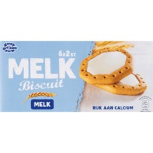 Brekies Melkbiscuit Melk (6 x 2 stuks)