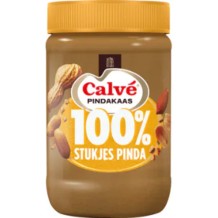 Calvé 100% Peanut Butter Coarse Ground (600 gr.)