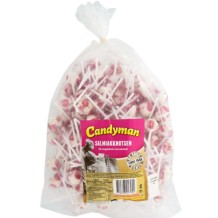 Candyman Salmiac Knobsticks (100 pieces)