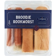 Compaxo Broodje Rookworst (2 stuks)