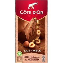 Côte d'Or Bloc Melkchocolade Hazelnoten (180 gr.)