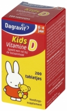 Dagravit Kids vitamine D tabletten 1-4 jaar (200 stuks)