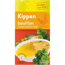 De Hete Ketel Kippen Bouillonblokjes (12 x 10 gr.)