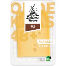 De Zaanse Hoeve 48+ Goudse Kaas Plakken Oud (250 gr.)