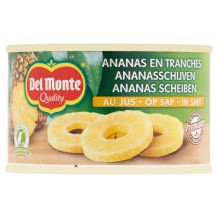 Del Monte Ananasschijven op Sap (220 gr.)