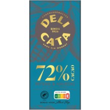 Delicata Dark Chocolate Bar 72% Cacoa (100 gr.) 