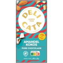 Delicata Dark Chocolate Bar Almond & Coconut (150 gr.)