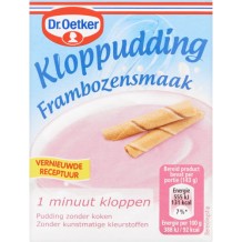 Dr. Oetker Kloppudding Raspberry (74 gr.)