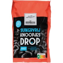 Dropmakers Suikervrije Knoopjesdrop Zout (100 gr.)