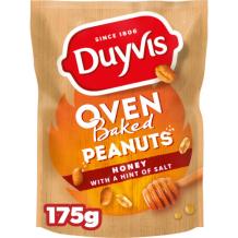 Duyvis Oven roasted peanuts honey roasted (175 gr.)