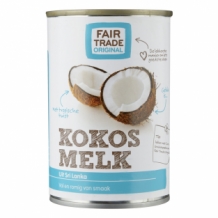 Fair Trade Original Kokosmelk (400 ml.)