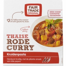 Fair Trade Original Kruidenpasta Thaise Rode Curry (70 gr.)