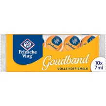 Friesche Vlag Goudband Coffee Creamer Cups  (10 x 7 ml.)