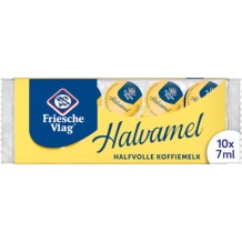 Friesche Vlag Halvamel Coffee Creamer Cups (10 x 7 ml.)