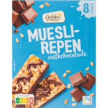 Golden Bridge Muesli Bars Milk Chocolate (8 x 25 gr.)