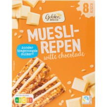 Golden Bridge Muesli Bars White Chocolate (8 x 25 gr.)