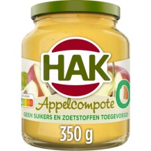 Hak Apple Compote 0% added Sugar & Sweeteners  (350 gr.)