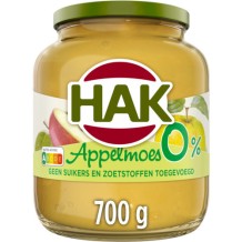 Hak Apple Sauce 0% added Sugar & Sweetener (700 gr.)