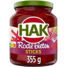 Hak Red Beets Sticks Sweet & Sour (355 gr.)