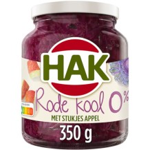Hak Red Cabbage with Pieces of Apple 0% added Salt & Sugar (350 gr.)