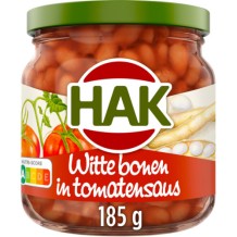 Hak White Beans in Tomato Sauce (185 gr.) 