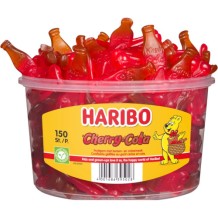 Haribo Kers Colaflesjes (150 stuks)