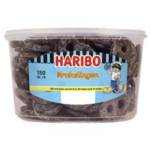 Haribo Drop Krakelingen Silo (150 stuks)