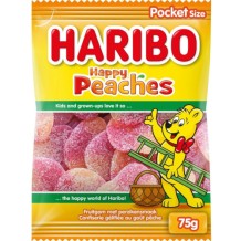 Haribo Peaches Hand Out Bags (28 x 75 gr.)