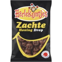 Harlekijntjes Soft Honey Liquorice (300 gr.)