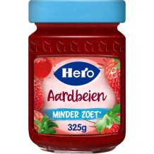 Hero Aardbeien Jam Minder Zoet (325 gr.)