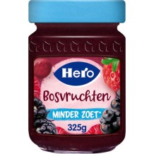 Hero Bosvruchten Jam Minder Zoet (325 gr.)